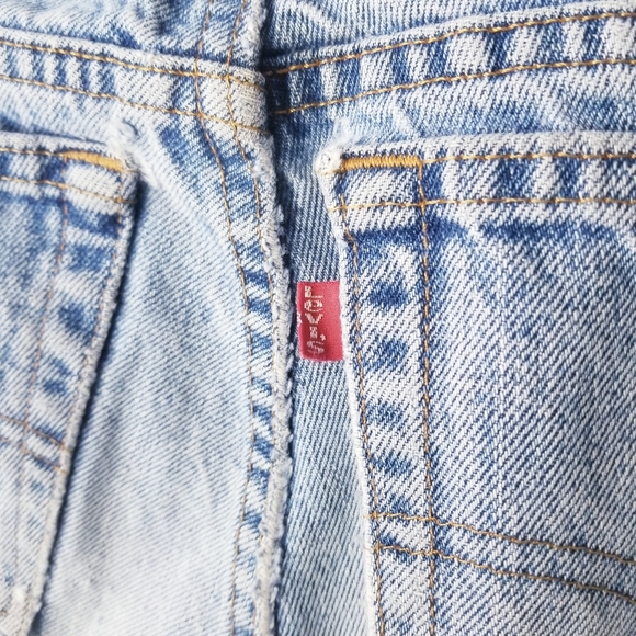 Vintage Destroyed Grungy Levi's 505 Jeans Size 31 - Picture 6 of 9